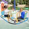 Kids Teeter Totter Outdoor Playground Equipment with Safety Handlebars